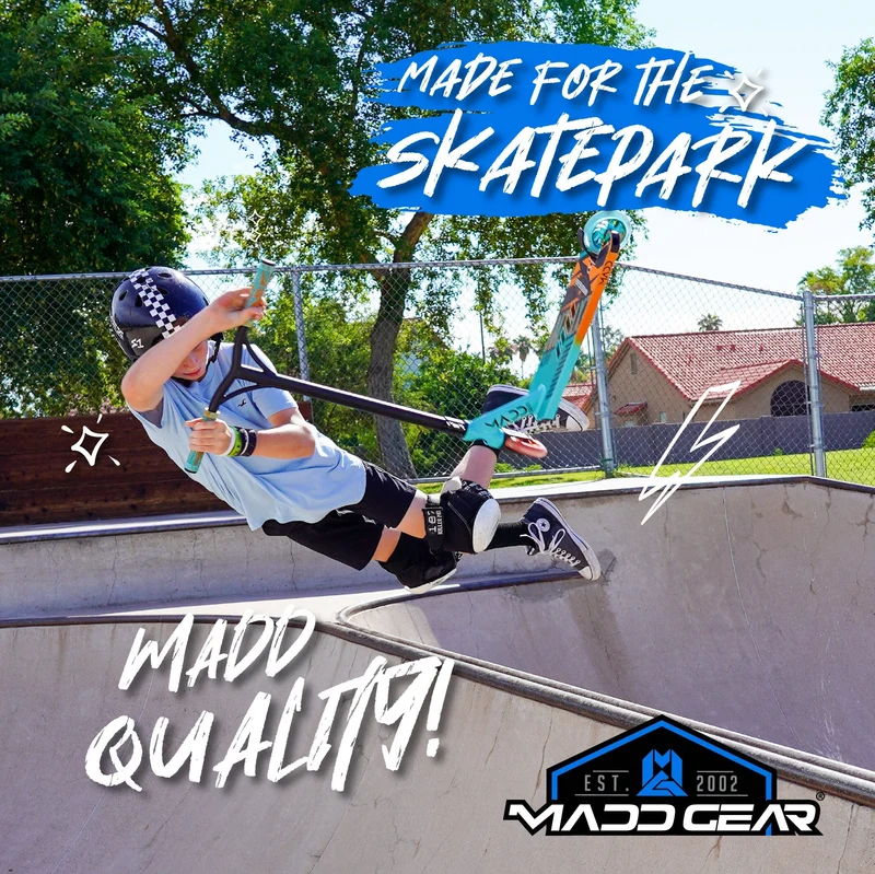 Carve Kaos Stunt Scooter - Blue-Black