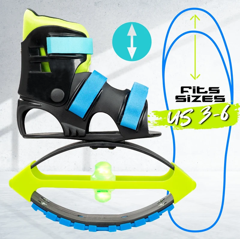Madd Light-Up Boost Boots - Blue Lime