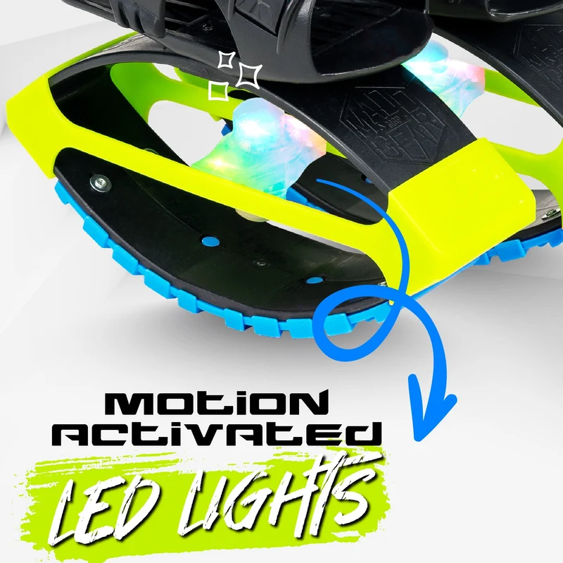 Madd Light-Up Boost Boots - Blue Lime