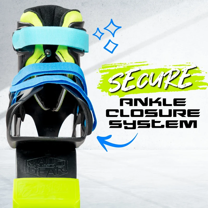 Madd Light-Up Boost Boots - Blue Lime