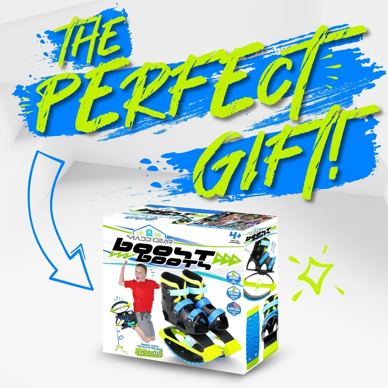 Madd Light-Up Boost Boots - Blue Lime
