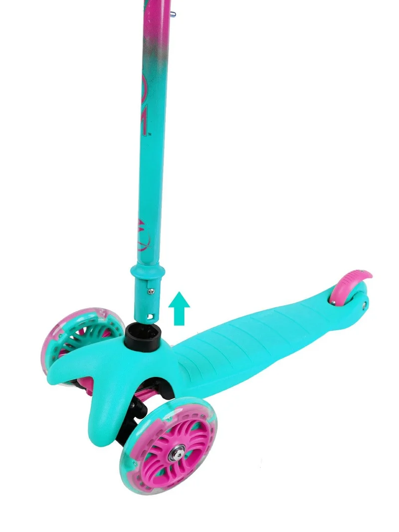 Zycom Zipper Scooter & Helmet - Teal Pink