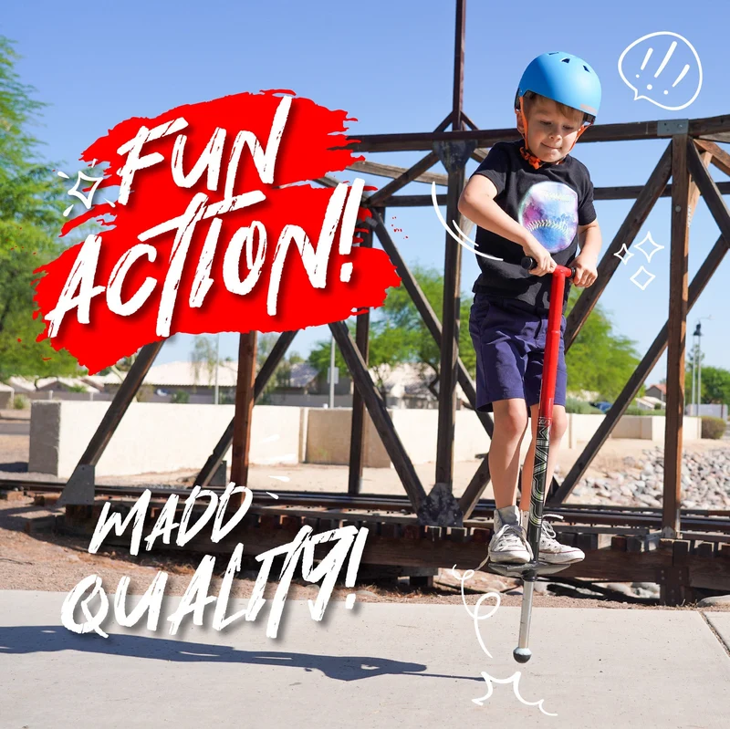 Madd Pogo Stick - Red Black