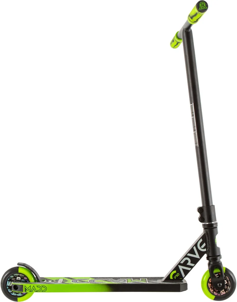 Madd Gear Carve Pro X Stunt Scooter - Schwarz-Grün