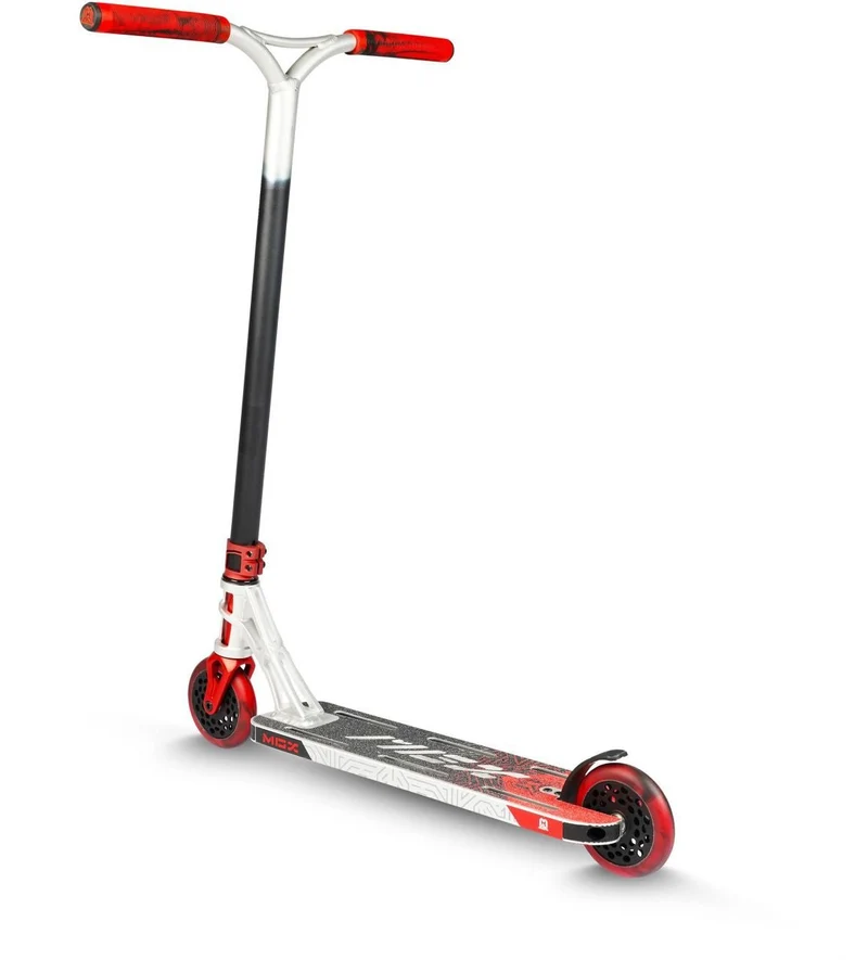 MGP MGX Extreme E1 Stunt Scooter - Silber-Rot