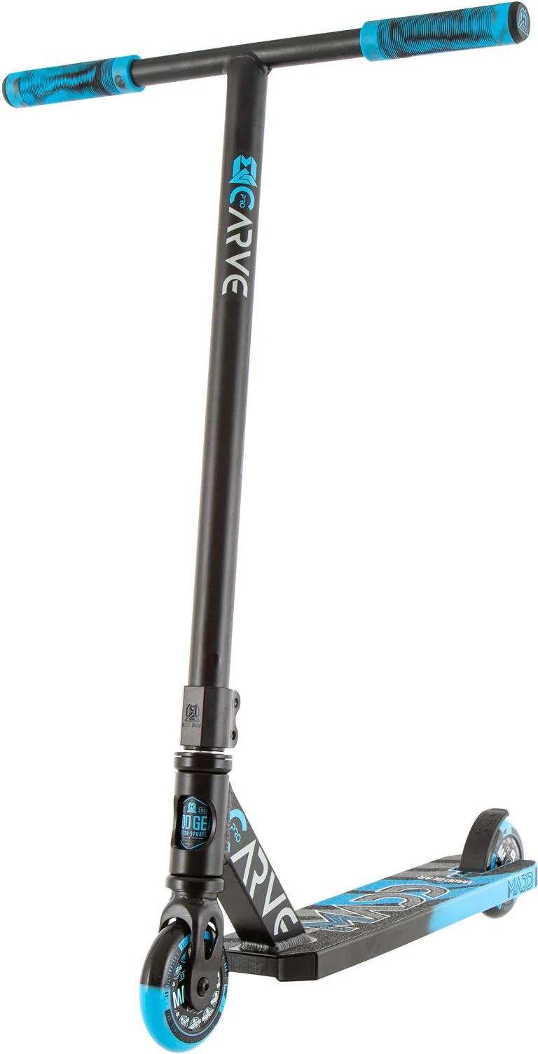 Madd Gear Carve Pro X Stunt Scooter - Schwarz-Blau