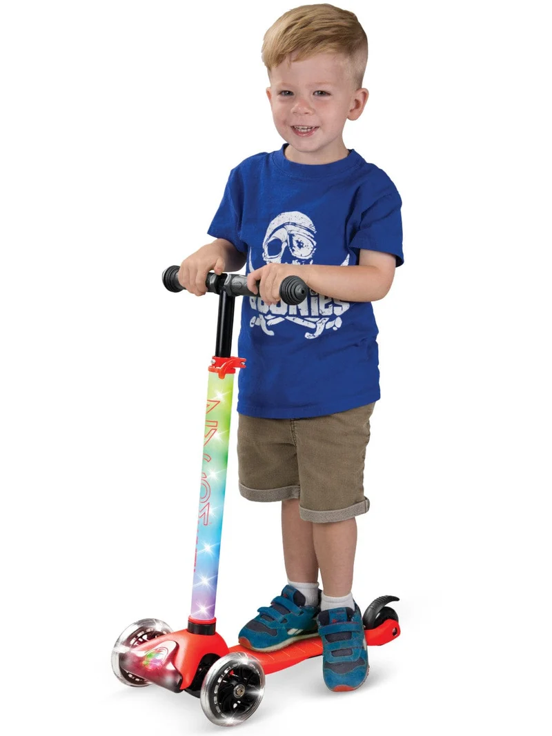 Zycom Light-Up Zipper Lumen RGB Scooter - Red