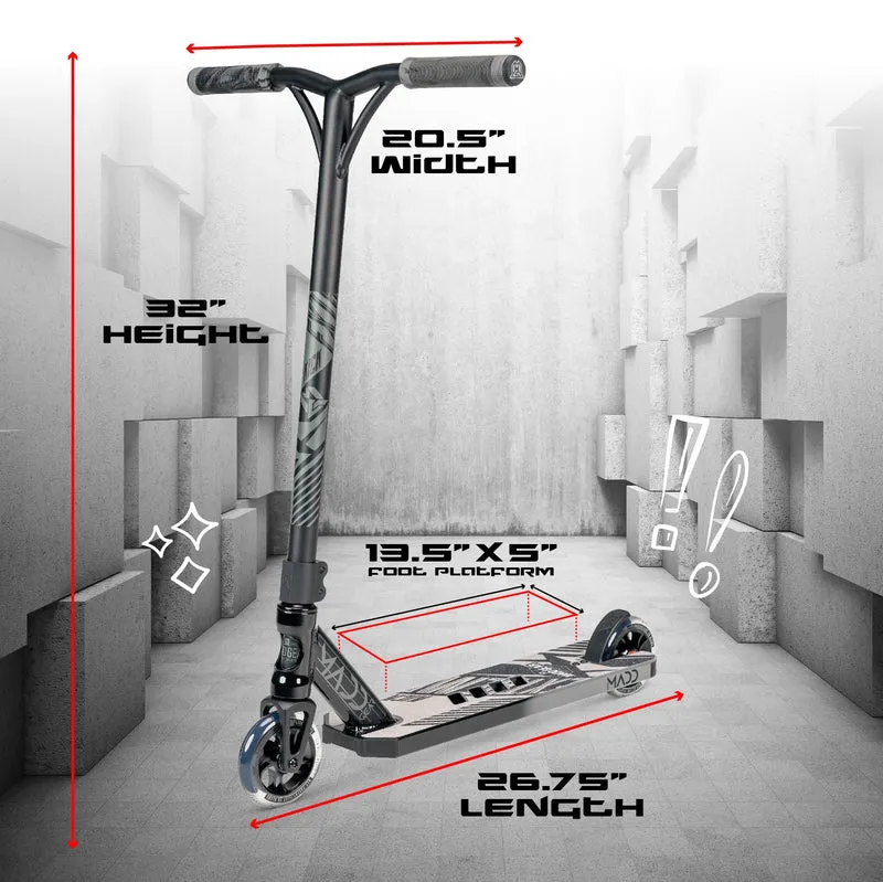 MG Kick Extreme 5" Scooter - Black Grey