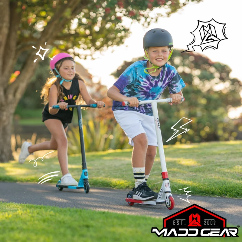 Carve Pro Trick Stunt Scooter - Black-Red