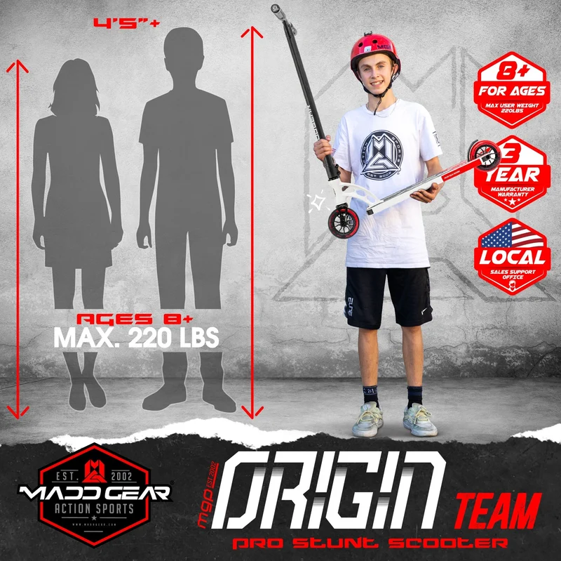 MGP Origin Team Scooter - White Mandarin