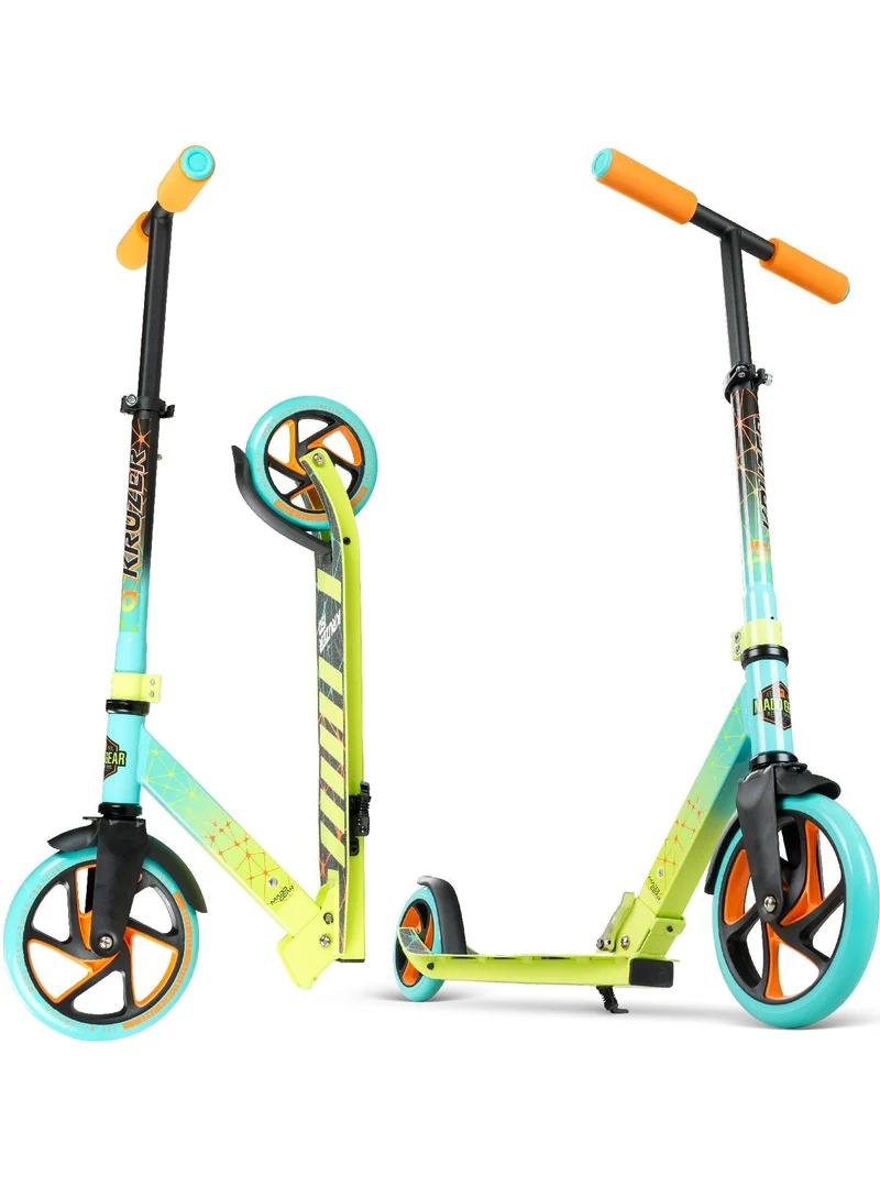 Kruzer 150 Folding Scooter - Teal Lime