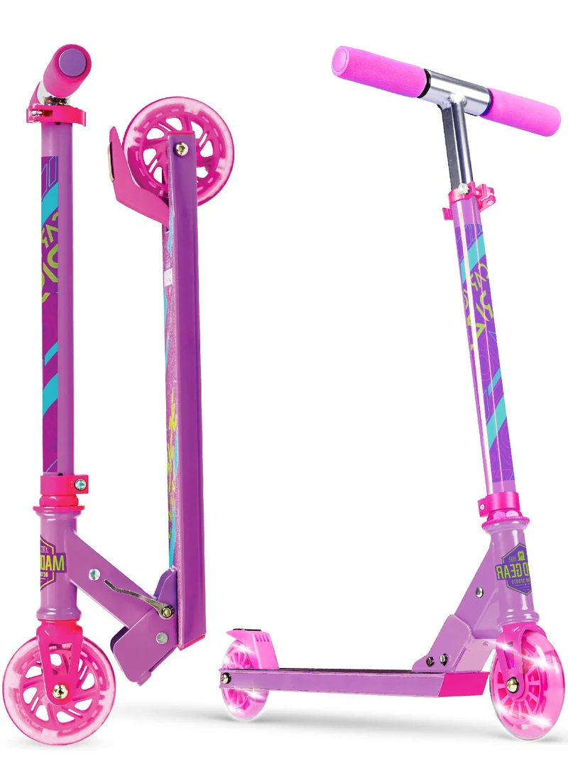 Rize 100 Light-Up Scooter - Pink Purple