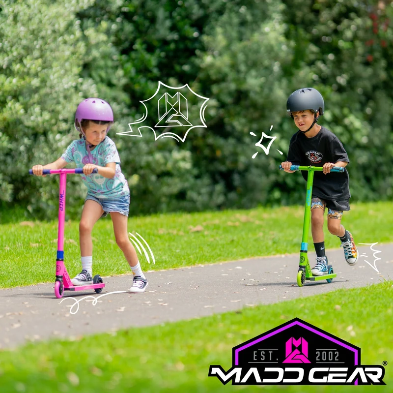 Rize 100 Light-Up Scooter - Pink Purple