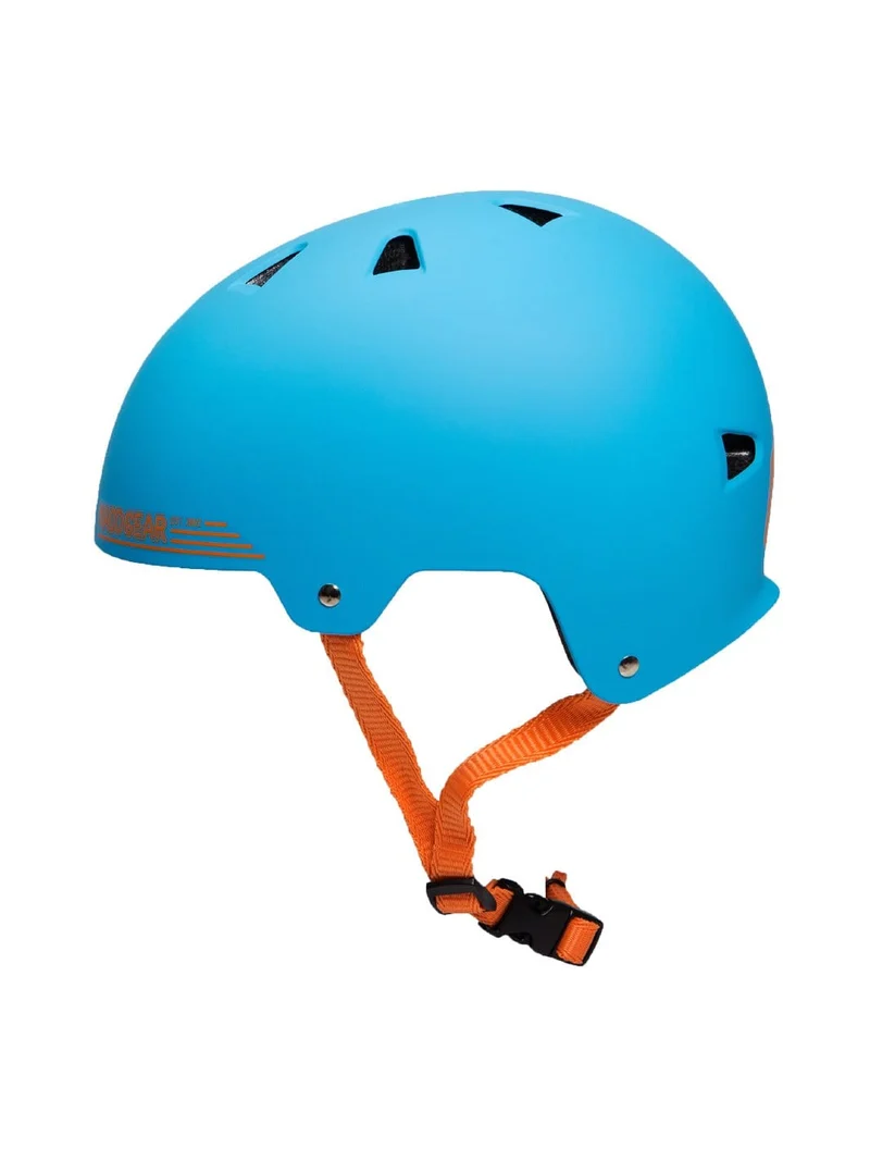 CERTIFIED EPS HELMET - BLUE ORANGE
