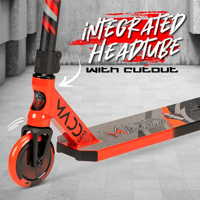 MG Kick Pro 5" Scooter - Red Black