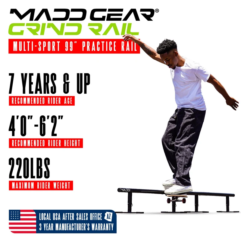 99" Adjustable Grind Rail