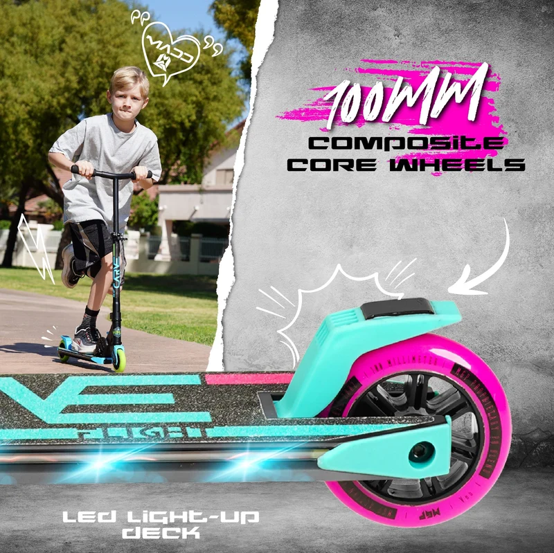 Flight Light-Up Scooter - Pink Teal