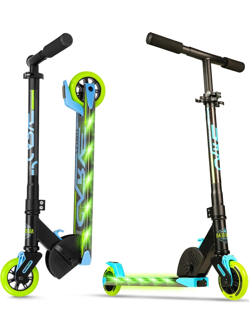 Flight Light-Up Scooter - Green Blue