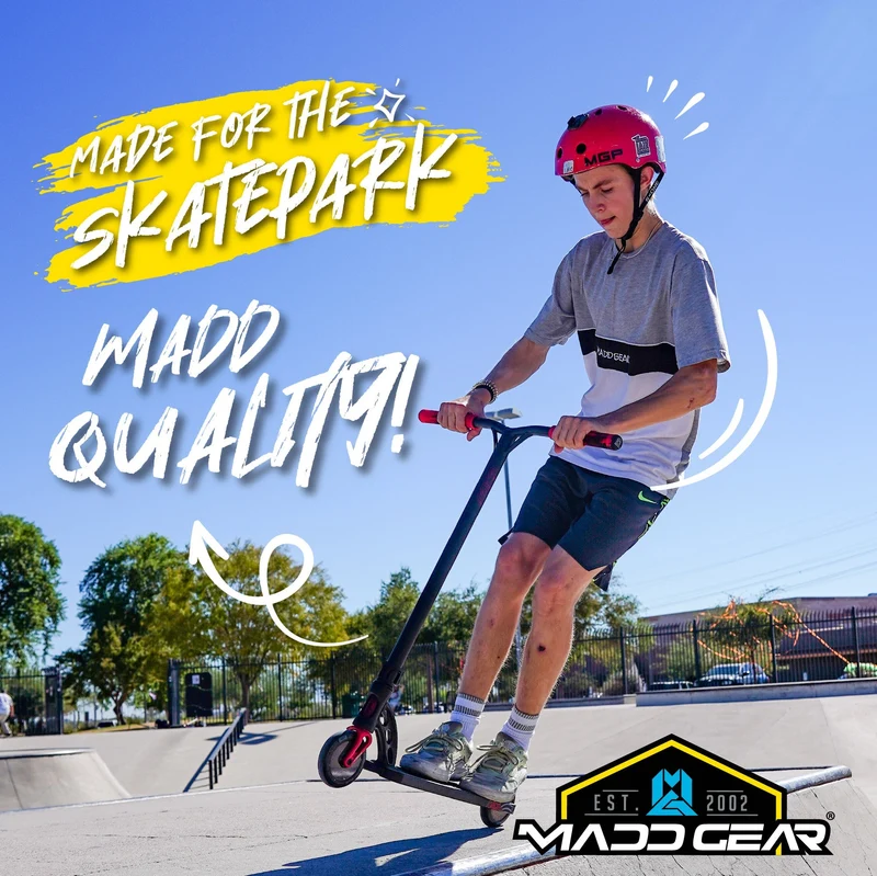 MGP Origin 4.5” Pro Stunt Scooter - Petrol Yellow