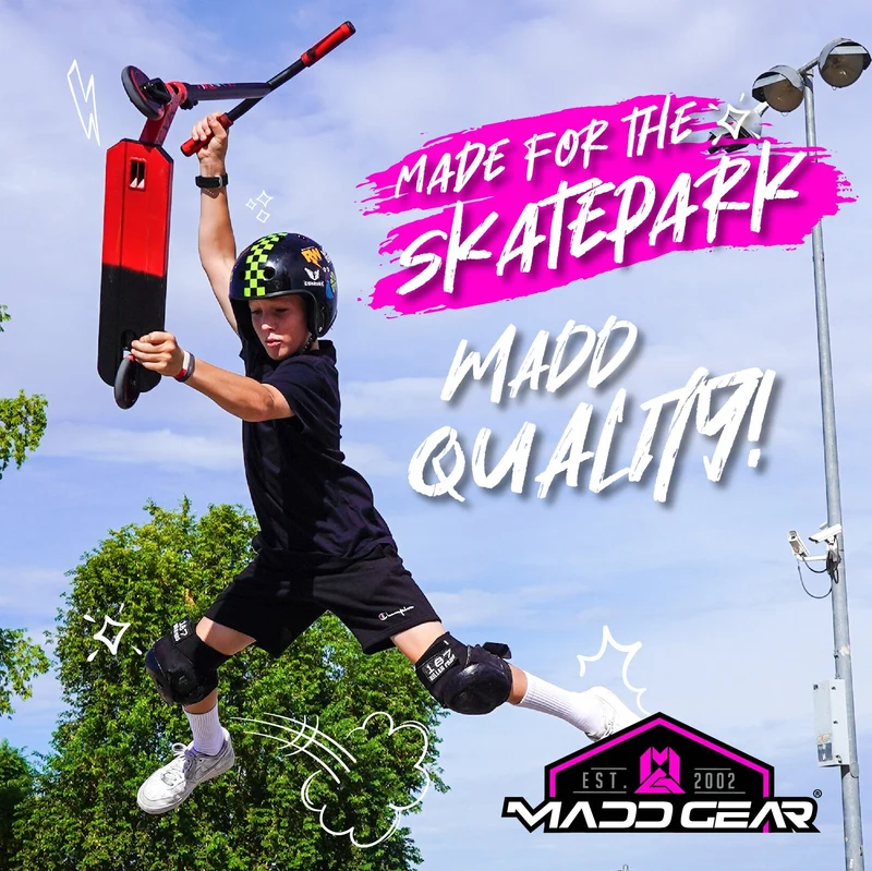 Carve Pro-X Trick Stunt Scooter - Black-Pink